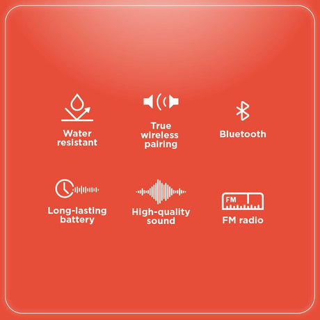 RadioShack Bluetooth Mini Speaker with RGB Lights and FM 4001769 Black