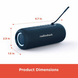 RadioShack Bluetooth speaker mini with RGB Lights 4001770 Blue