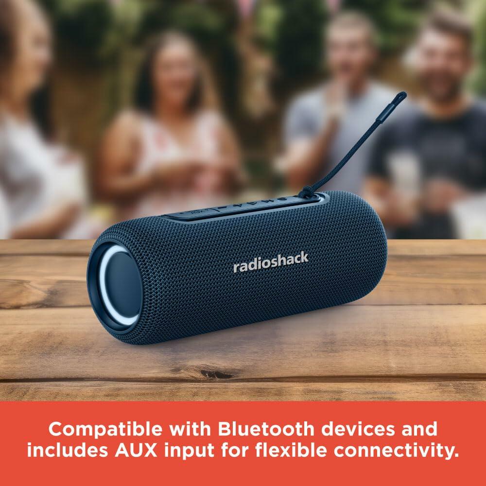 RadioShack Bluetooth speaker mini with RGB Lights 4001770 Blue