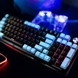 RadioShack Mechanical Wired Gaming Keyboard 96 Keys with Rainbow light 2607155