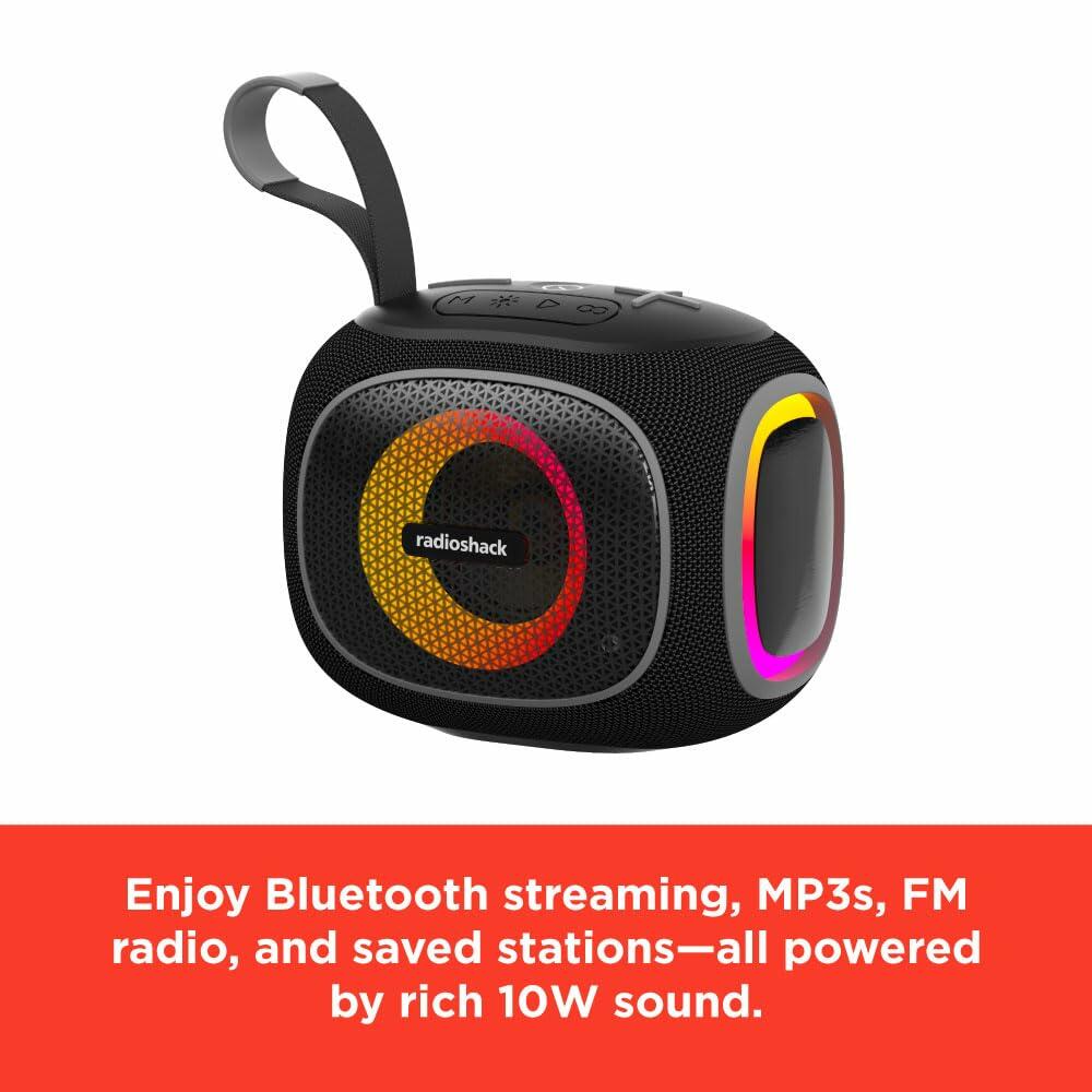 RadioShack Mini Wireless Speaker IPX5 Waterproof 4001775