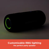 RadioShack Bluetooth Mini Speaker with RGB Lights and FM 4001769 Black