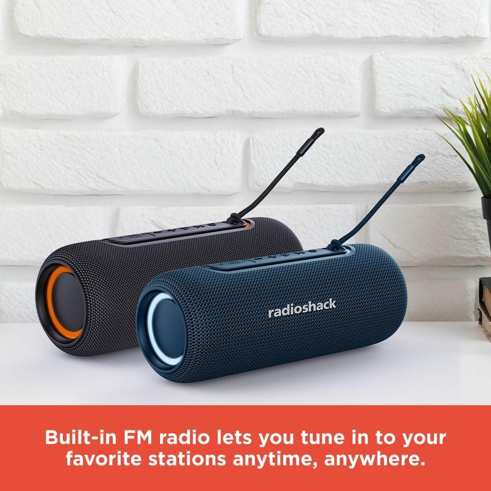 RadioShack Bluetooth speaker mini with RGB Lights 4001770 Blue