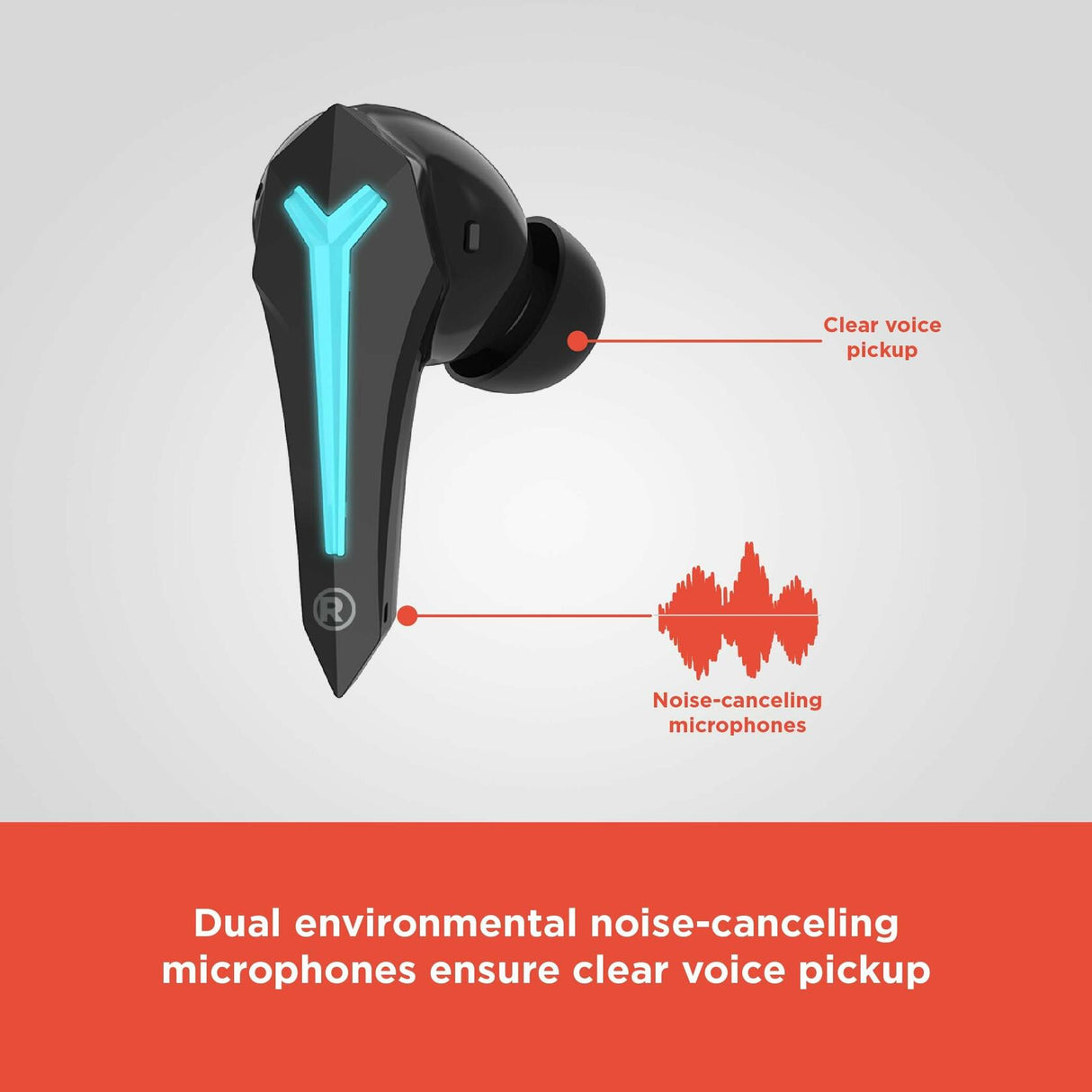 Wireless Gaming Earbuds with Noise Cancelation 3304450