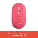 RadioShack Keyboard And Mouse 2.4G Wireless Combo Pink 2607126