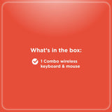 RadioShack Keyboard And Mouse 2.4G Wireless Combo Pink 2607126