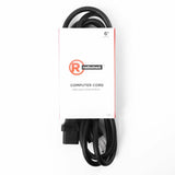 RadioShack Black computer cord 6100813 6 ft