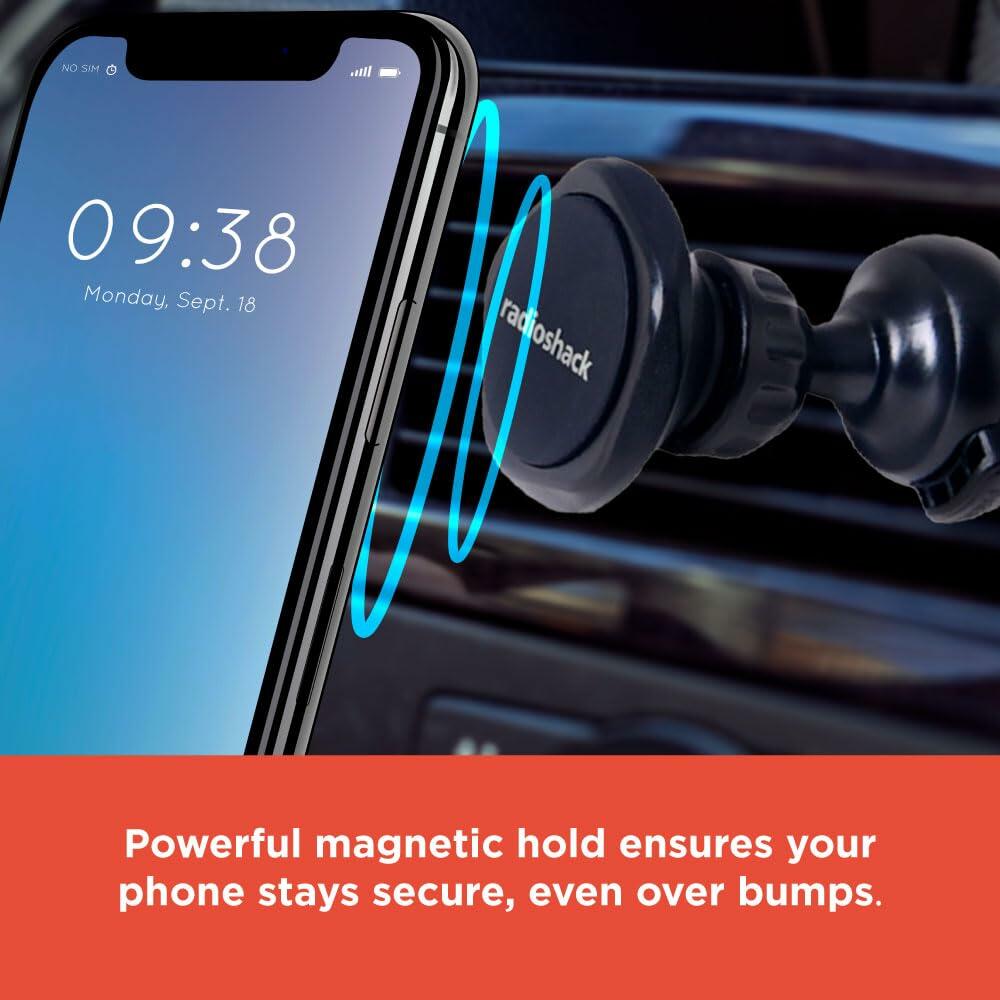 RadioShack Magnetic Car Fan Phone Holder 2604752