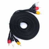 RadioShack 3RCA to 3RCA M - M Cable 4203213 9 ft