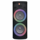 RadioShack Dual 10-inch 2-Way Rechargeable Battery Speaker Box 4001966