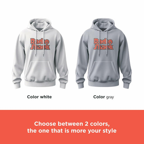 RadioShack Retro Logo Hoodie - White - Size S