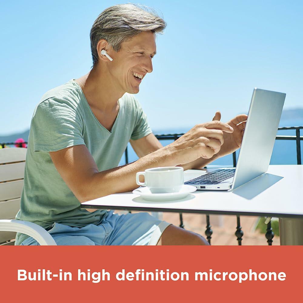 True Wireless Earbuds 380MAH Active Noise Cancelling ENC IPX5 White 3304380