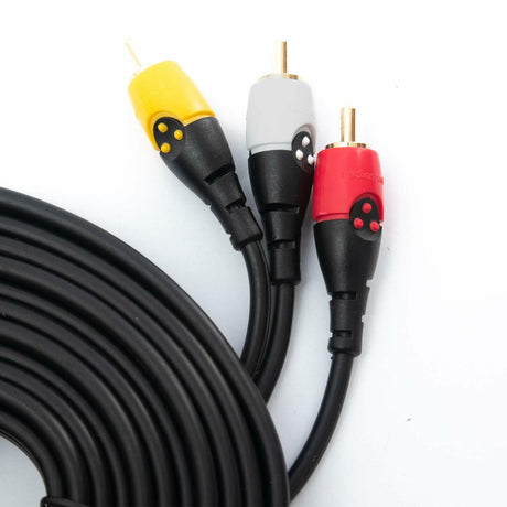 RadioShack 3RCA to 3RCA M - M Cable 4203213 9 ft
