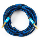 RadioShack 3.5mm Male to Male Braided Cable - 1.8m (6 Feet) 4203229