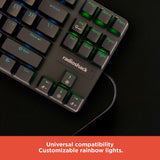 Transparent Black Gaming Keyboard With Light 5V 2607115