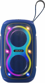 RadioShack Blue and Grey Wireless Speaker with RGB Lights 4001780
