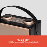 RadioShack Bluetooth Retro Speaker with Microphone Input 4001973