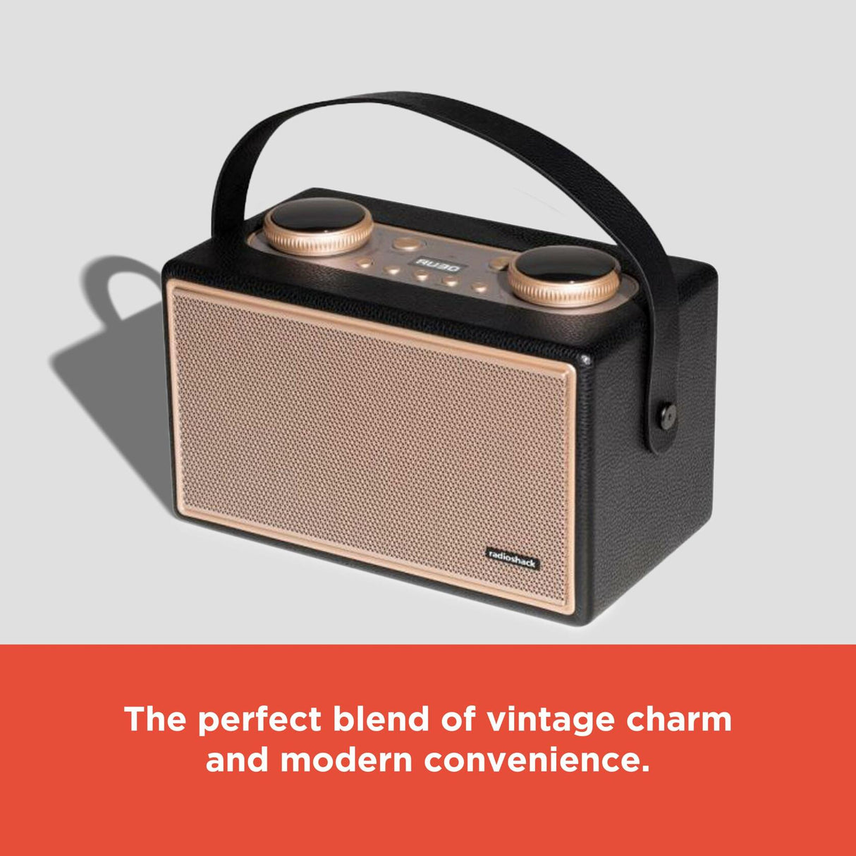 RadioShack Bluetooth Retro Speaker with Microphone Input 4001973