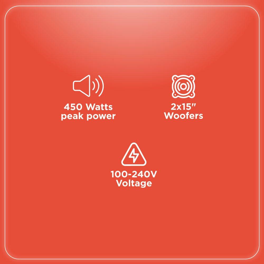 RadioShack Tower Speaker with Lights and FM Radio 4001944