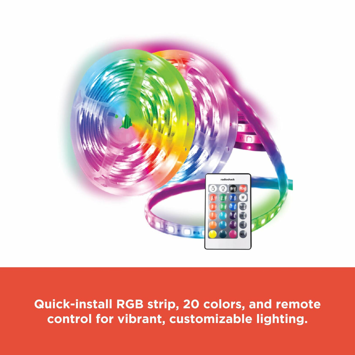 RadioShack Keyboard RGB Light Mouse and Mouse Pad Combo 2607062