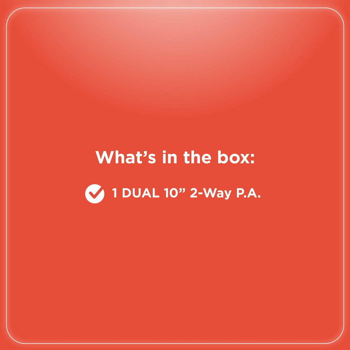 RadioShack 10Ó 2-Way Active Speaker / 4001942