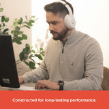 RadioShack Active Noise Cancelling Wireless Headphones White 3304400