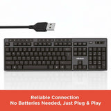 RadioShack Wired Keyboard Black English 2604770