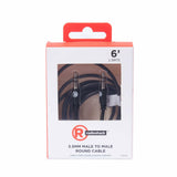 RadioShack 3.5mm Male to Male Round Cable - 1.8m (6 Feet) 4203232