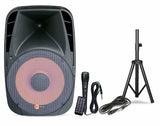 RadioShack tower 3-way speaker (50,000 RMS) with double woofers and lights-4001924