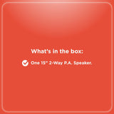 RadioShack tower 3-way speaker (50,000 RMS) with double woofers and lights-4001924