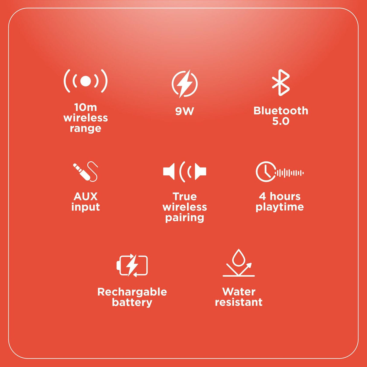 RadioShack 9W 1-Channel Bluetooth Portable Speaker with FM 4001765