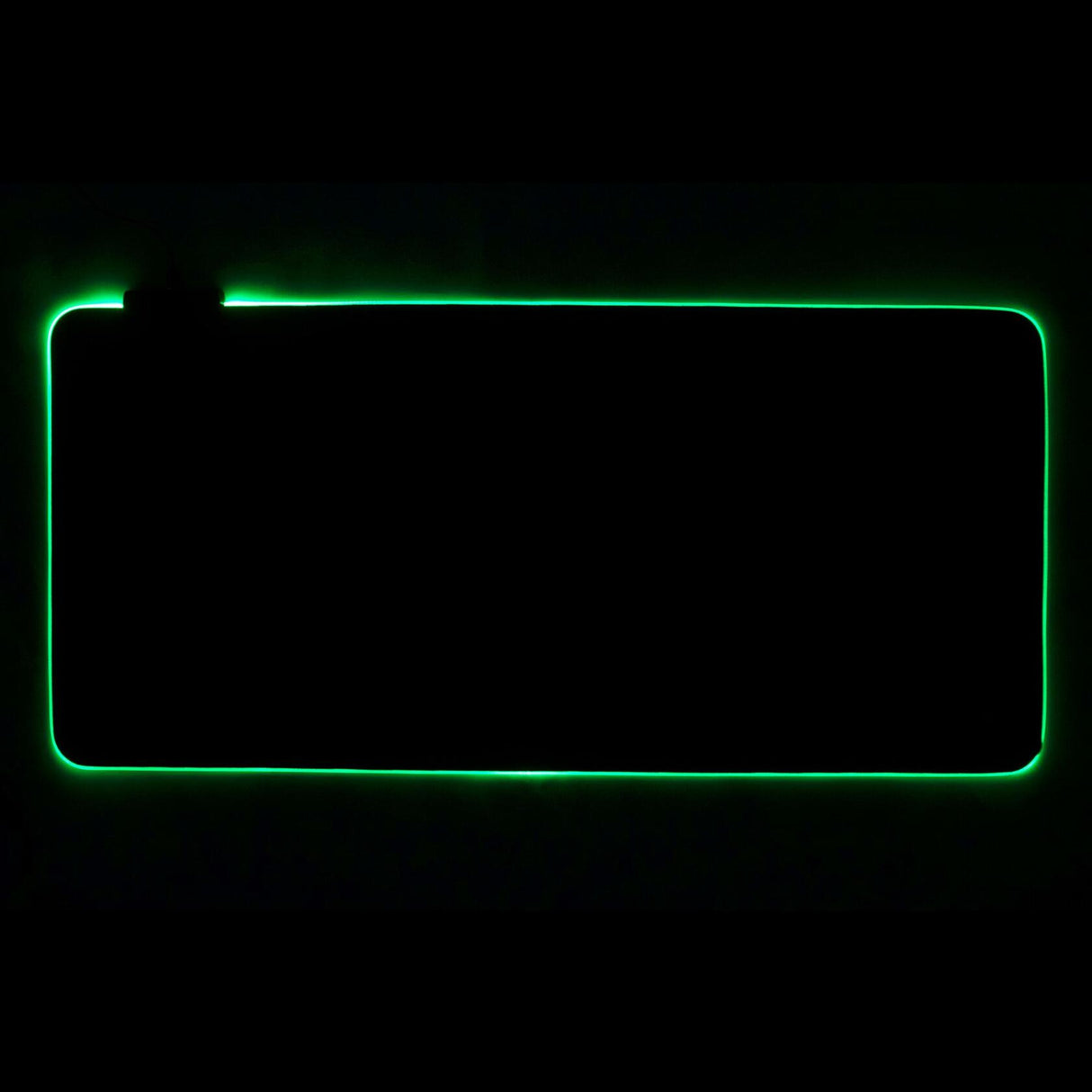 Radioshack LED gaming mouse pad with RS logo black 2607105 31.49 x 14.57 in