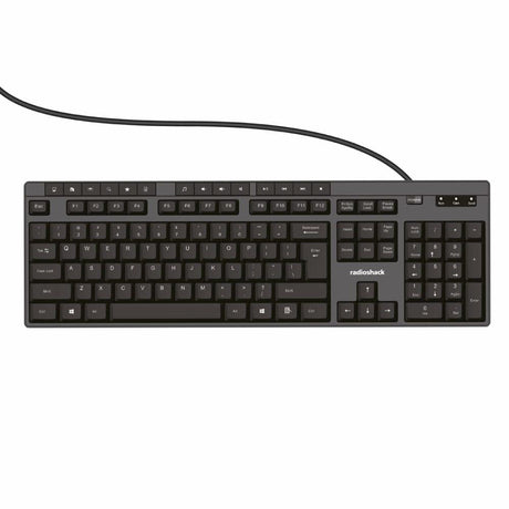 RadioShack Wired Keyboard Black English 2604770