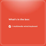 RadioShack Wired Keyboard Black English 2604770