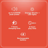 RadioShack tower 3-way speaker (50,000 RMS) with double woofers and lights-4001924