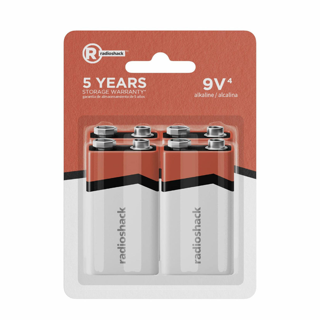 RadioShack 9V Alkaline Batteries 4 Pack 2302290