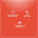 RadioShack Portable Suitcase Turntable with Bluetooth 4001790