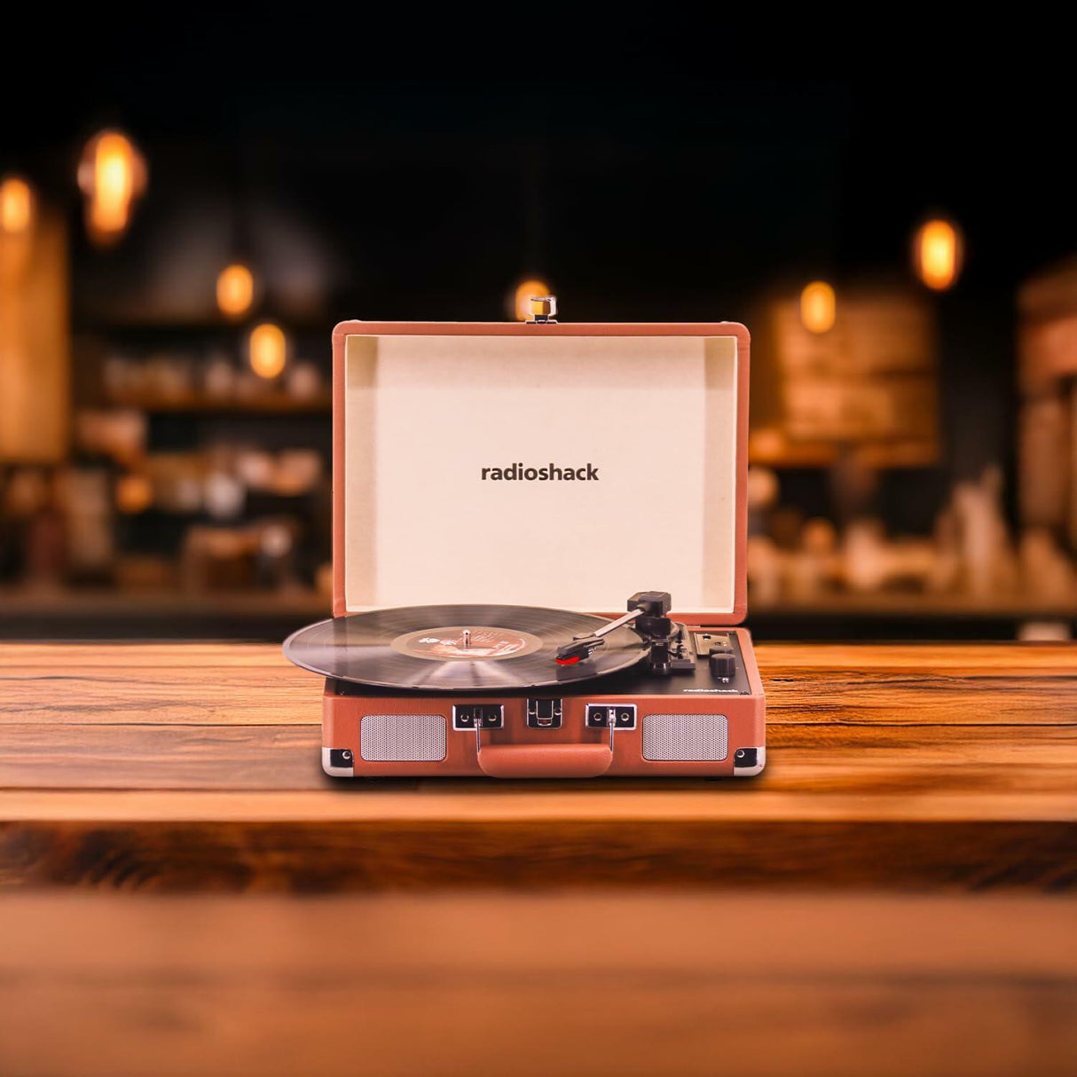 RadioShack Portable Suitcase Turntable with Bluetooth 4001790