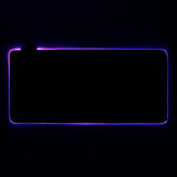 Radioshack LED gaming mouse pad with RS logo black 2607105 31.49 x 14.57 in