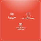 Radioshack LED gaming mouse pad with RS logo black 2607105 31.49 x 14.57 in