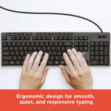RadioShack Wired Keyboard Black English 2604770