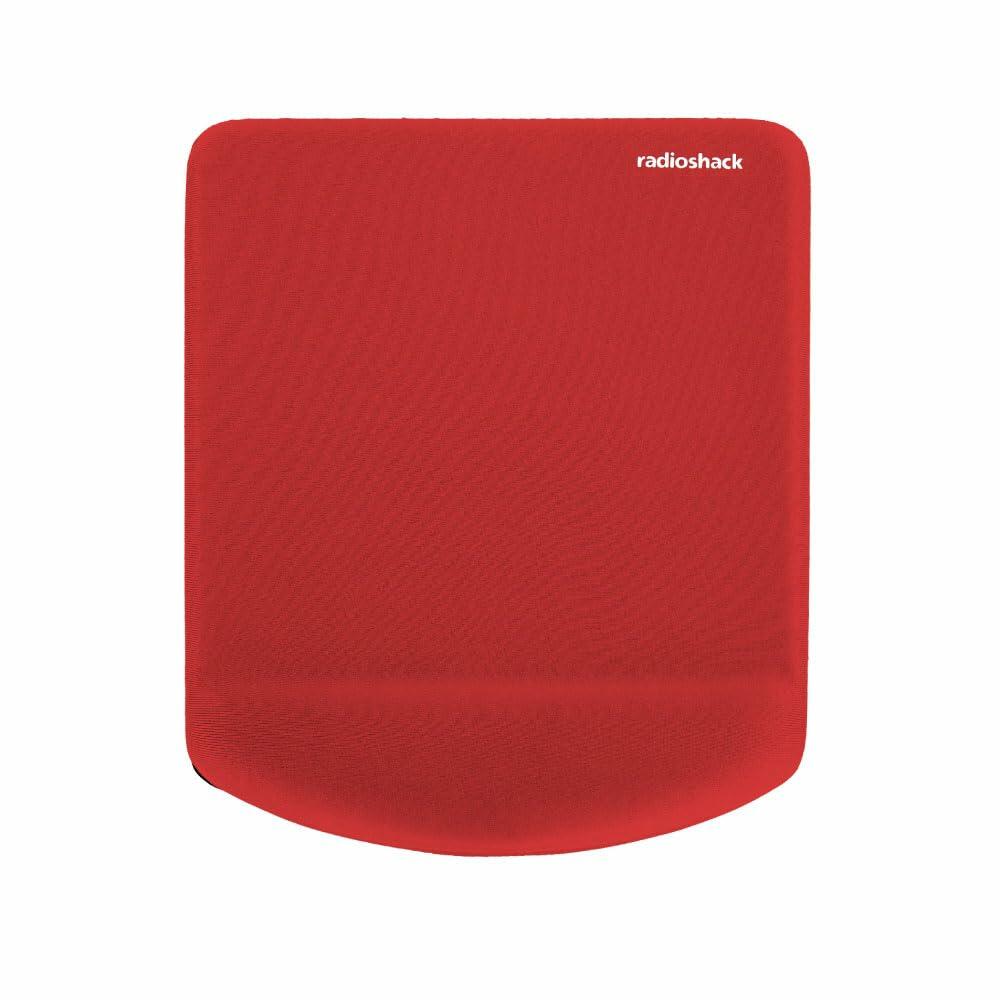 RadioShack Mouse Pad with Wrist Rest 2605085 Red
