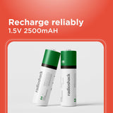 RadioShack AA Rechargeable Batteries 4 Pack 2300760