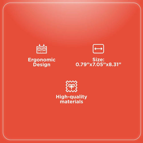 RadioShack Mouse Pad with Wrist Rest 2605085 Red