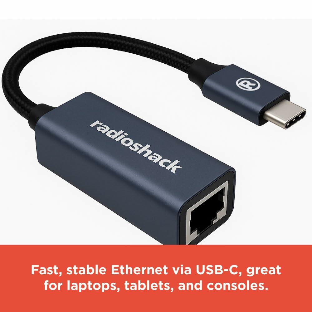 Radioshack USB-C to 2.5 G Ethernet Adapter 1503308