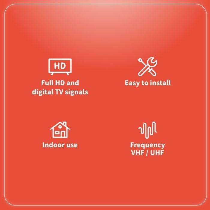 RadioShack Amplified Indoor Antenna 1503307