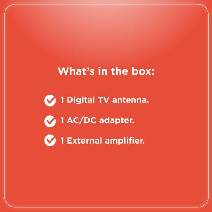 RadioShack Amplified Indoor Antenna 1503307