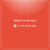 RadioShack Mouse Pad with Wrist Rest 2605085 Red