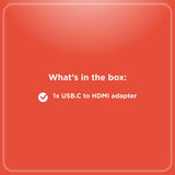 RadioShack USB-C to HDMI Female Converter 1503309