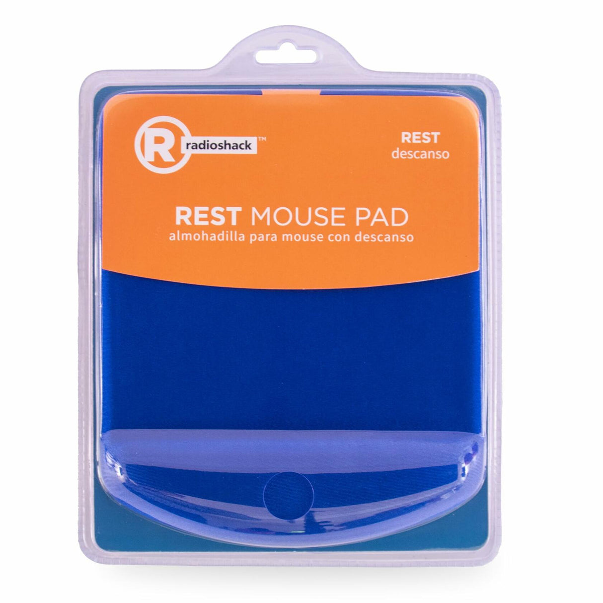 RadioShack Mouse Pad with Wrist Rest 2605086 Blue
